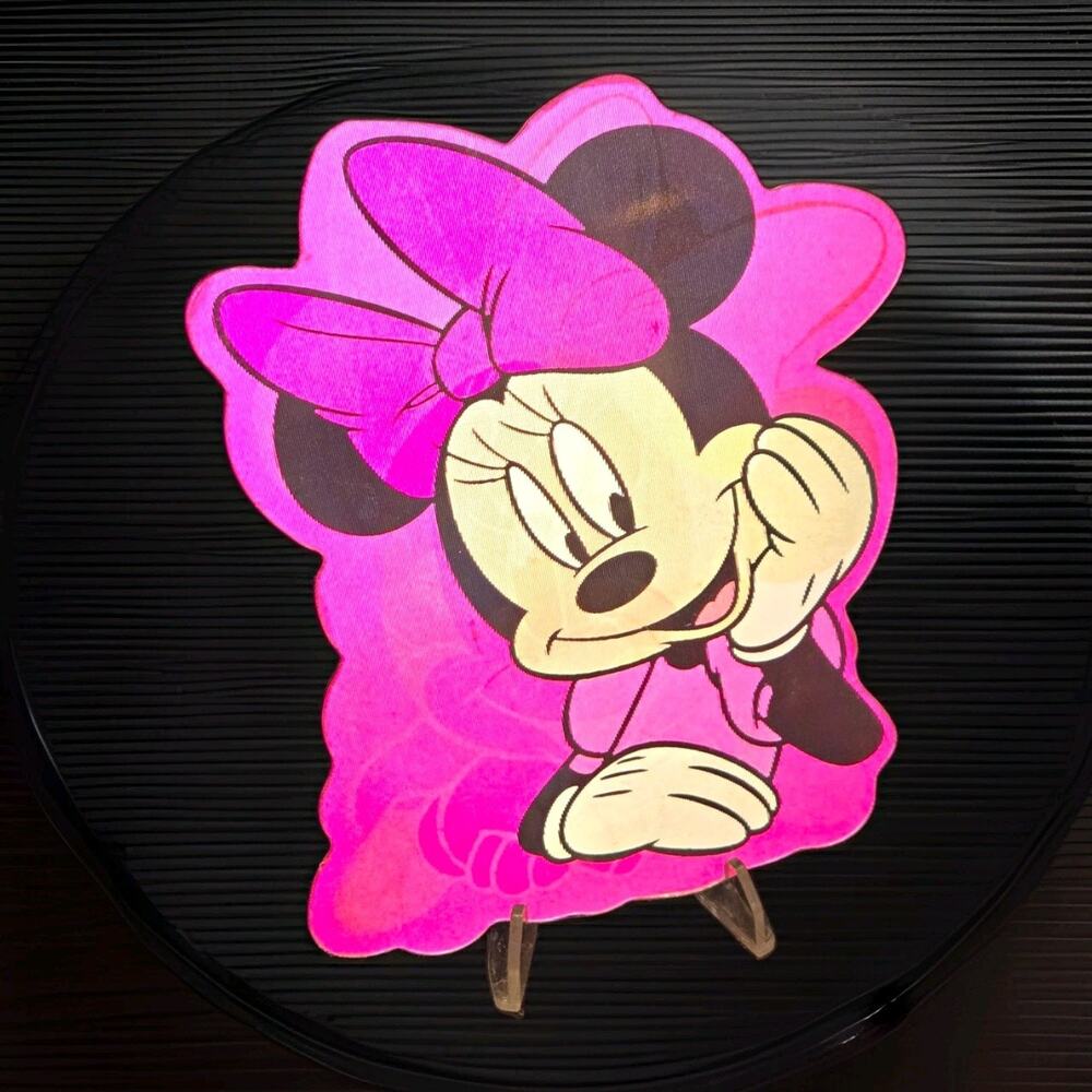 Minnie Mouse Disney 3D Motion Lenticular Car Laptop Decal Sticker Peeker